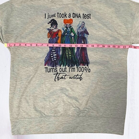 Sanderson Sisters "Took a DNA Test" Sassy Long sleeve Tshirt SIze XL - Picture 7 of 9